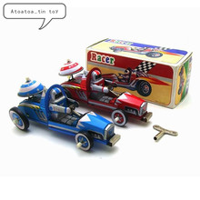 Brinquedo de lata clássico corta-vento, carro de corrida, brinquedo educacional para crianças e adultos 2024 - compre barato