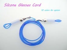 Free Shipping 8mm Diameter Silcone Eyeglass Eyewear Sunglass Glasses Chain Cord  Holder Rope String 2024 - buy cheap