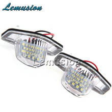 1Pair Car LED number License Plate Light 12V SMD LED lamp Car Styling For Honda CR-V Jazz Crosstour Odyssey Stream Insight FR-V 2024 - buy cheap