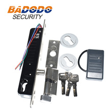 with WG26 RFID reader Fail secure Electric Bolt Lock With Time Delay, Electric Drop Bolt Lock with key cylinder Low Temperature 2024 - buy cheap