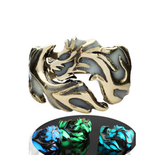 Mens Ring Luminous Dragon Rings for Men Women Rings Glow In The Dark Male Ring Jewelry 2024 - buy cheap