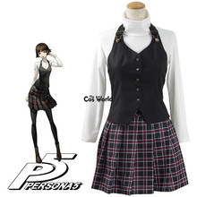 Persona 5 Makoto Niijima королева школьная форма платье наряд игры Косплей костюмы 2024 - купить недорого
