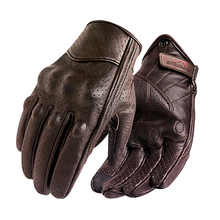 New Motorcycle Gloves Men Touch Screen Leather Electric Bike Glove Cycling Full Finger Motorbike Moto Bike Motocross Luvas Sale 2024 - купить недорого