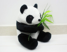 Boneca de pelúcia de panda fofa com 30 cm, brinquedo de pelúcia de bambu, presente de aniversário x119 2024 - compre barato