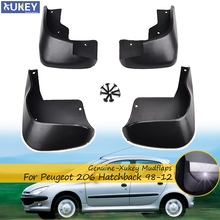 Conjunto de guardabarros de coche para Peugeot 206 Hatchback 98-12 guardabarros Splash guardias guardabarros 2003-2009, 2004, 2005, 2006, 2007, 2008 2024 - compra barato