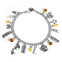 Glee Bracelets for Women Chain Bangle Love to cheer Megaphone Bracelet Cheerleader Cheer Girls Charms Jewelry Crystal Wristbands 2023 - buy cheap