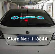 Free Shipping!! 90*25cm Car Sound music Activated equalizer glow LED Flash light Kit Sticker subwoofer 90X25cm 12V 2024 - buy cheap