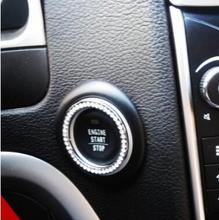 Автомобильный Стайлинг, кнопка запуска и остановки, кольцо для ключей зажигания для FIAT 500 Tipo Punto Freemont Cross Coroma Panda Idea Palio 2024 - купить недорого