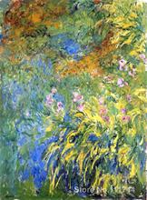 online art gallery Irises VI Claude Monet Landscape paintings Hand painted High quality 2024 - buy cheap