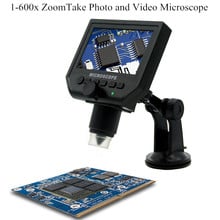 4.3 Inch Zoom 1-600X Digital Microscope CMOS Borescope Handheld Endoscope 2024 - buy cheap