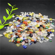 Natural misturado colorido cristal de quartzo pedra rocha cascalho espécime healingstones 2024 - compre barato