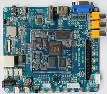 Free shipping    CORTEX-A7  dual core evaluation board  the form of the stamp hole core board, A20 2024 - buy cheap
