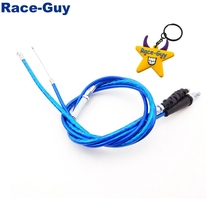 Cabo de embreagem gás azul, cabo de acelerador de 108mm 990mm + 64mm 970mm, cabo de embreagem para motocicletas chinesas, pit dirt motor bike ssr polestar yx lifan 2024 - compre barato