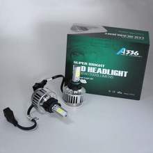 Xiangshang farol de carro automático led h16, farol dianteiro lâmpada 72w 6000k 6600lm cob led de alta potência 2024 - compre barato