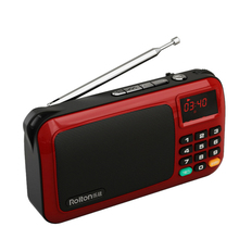 Elistooop-minialtavoz de Radio portátil W405, reproductor de música FM, tarjeta TF, USB para PC, iPod, Teléfono con pantalla LED 2024 - compra barato