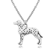 New Vintage Dalmatian Necklace Boho Dog Anime Long Chain Charms Necklaces For Women Men Collares Mujer Girls Gifts Choker 2018 2024 - buy cheap