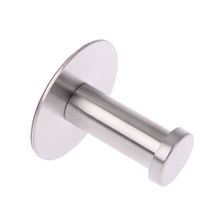 Stainless Steel Round without Drilling Self Adhesive Wall Mounted Towel Clothes Hook Sticker Robe Coat Hanger Bathroom 2024 - buy cheap