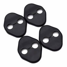 4pcs Car Door lock decoration cover Door lock protective cover For KIA K2 / RIO SOUL Hyundai solaris verna Rena 2024 - buy cheap