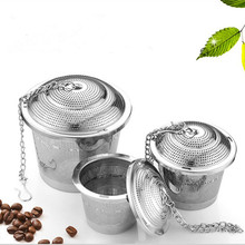 Infusor de bolas de té para cocina, Infusor de malla fina de acero inoxidable con gancho de cadena extendida para preparar té de hojas sueltas 2024 - compra barato