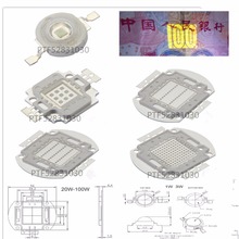 Luz ultravioleta led de 10w, 20w, 30w, 50w, 100w, 45mil uv, 365nm, 380nm, 395nm, 400nm, 410nm