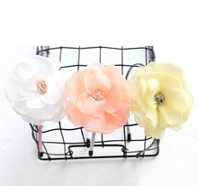 12pcs Fashion Cute Flower Hair Sticks Headbands Solid Big Floral Hairbands Princess Photography Headwear Girls Hair Accessories 2024 - buy cheap