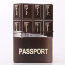 Hot Sale PVC Leather ID Credit Card Holder,14*9.6CM chocolate Card Bag,Porte Carte Simple,Business Travel 3D Passport Cover 2024 - buy cheap