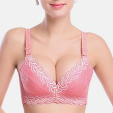 Female Underwear small breast Push Up Bra minimizer deep vs 5cm thick Padded brassiere lace bras for women pushup bra girls bras 2024 - buy cheap