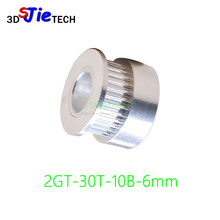 GT2 30 tooth Timing Pulley Aluminum 2GT 30teeth Bore 10mm Width 6mm Synchronous Wheel Gear with Screw Teeth 3D Printer Parts 2024 - buy cheap