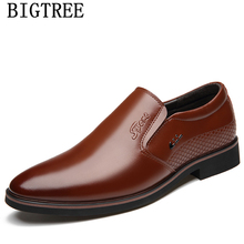 Zapatos de vestir para hombre, calzado Formal clásico con punta coiffee, piel auténtica, marca italiana de lujo, Erkek Ayakkabi, 2021 2024 - compra barato