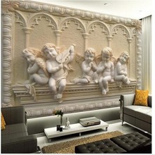 beibehang custom Mural wallpaper European-style 3D stereo relief jade living room bedroom TV Photo wallpaper backdrop 3d murals 2024 - buy cheap