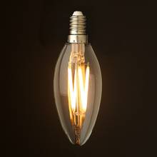 2W 4W 6W,LED Filament Candle Bulb,Retro Decorative lamp,E12 E14 Base,110V 220VAC,Warm Cool White,Chandelier,Dimmable 2024 - buy cheap
