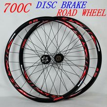 Pasak-conjunto de roda de bicicleta 700c com freio a disco, 29 polegadas, ultraleve, aro 30mm, cidade cruzada 2024 - compre barato