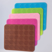 Silicone DIY Cake Baking Mat 30 Cavity Pastry Cake Macaron Mat Oven Baking Mould Sheet Pad Tray Sheet Kitchen Tools 2024 - buy cheap