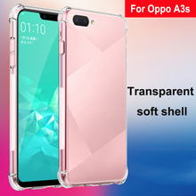 Чехол для Oppo A3s, мягкий прозрачный чехол-подушка безопасности из ТПУ, чехлы для телефонов 6,2 '', чехол для Oppo A 3 s A3 s OppoA3s 2024 - купить недорого