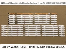 1123mm LED Backlight strip 14leds For SamSung 55 inch TV UA55JU6800 UA55JU5900J LED CY-WJ055HGLV4H BN41-02378A 00135A 00136A 2024 - buy cheap