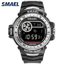 LED Digital Wristwatches Water Resistant SMAEL Men Watch Sport Military Army relogio masculino1626B Clock Men Digital Waterproof 2024 - buy cheap