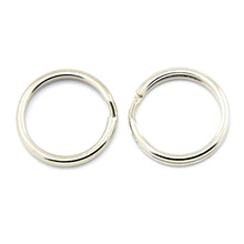 Pandahall 1000 PCs/lot 15mm Iron Split Key Rings Platinum Ring Clasps Wholesales, 15x2mm; Inner Diameter: 12mm 2024 - buy cheap