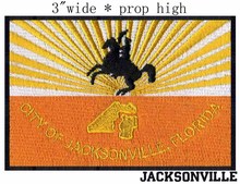 Jacksonville, bandera de los Estados Unidos de la Florida 3 "parche bordado ancho para boca juniors 2014/sons of anarchy iron on patch/horse 2024 - compra barato