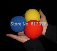 20pcs/lot 8cm Soft Sponge Ball(red,bule,yellow available) Magic Tricks Stage Close Up Magia Mentalism Illusion Gimmick Props 2024 - buy cheap