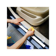 Автомобильный Стайлинг кожа носорога стикер автомобильный бампер, капот Защитная пленка для краски ПВХ Виниловая прозрачная пленка переводная картинка на авто 3 м * 20 см 2024 - купить недорого