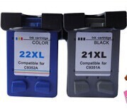 Hisaint Compatible for HP21XL 22XL C9351A Black C9352A color ink cartridges for HP PSC 1402 1406 1408 1410 Ink jet printer 2024 - buy cheap