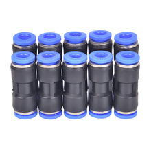 10Pcs PU 6 MM  Straight Push in Fitting Pneumatic Push to Connect Air Quick Fitting 2024 - buy cheap