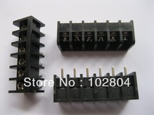 150 Pcs 6way/pin Pitch 6.35mm  Barrier Type Black Color Screw Terminal Block Connector DC29B HIGH Quality HOT Sale 2024 - buy cheap