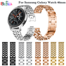 Luxury Watchband Replacement Strap For Samsung Galaxy Watch 46mm SM-R800 Smartwatch band Width 22mm Watch Straps Metal Wristband 2024 - buy cheap