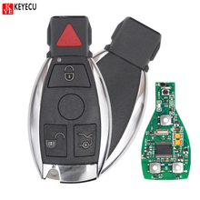 Keyecu Новый умный ключ с 4 кнопками 315 МГц 433 МГц для Mercedes Benz автоматический дистанционный ключ с поддержкой NEC 2000 + год и BGA 2000 + год 2024 - купить недорого