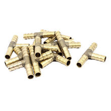 11Pcs 3 Way T-Shaped 8mm Tube Connector Brass Fuel Hose Barb Fittings 2024 - buy cheap