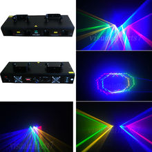 4 Lens 800mW RGYB Red+Green+Yellow+Blue DMX512 DJ Laser Lighting Disco Lights pub Light 2024 - buy cheap