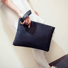 Envelope Clutch Pu Leather Clutch Bag Wallet Large Capacity Handbag Casual Tote Bags  Zipper Women Vintage Evening Bags Women 2024 - buy cheap