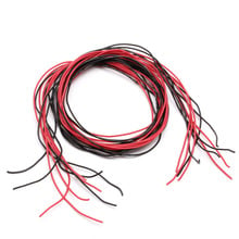 New 1Set 24AWG Silicone Gauge Flexible Wire Stranded V# Copper Cables 5m For RC Black Red 2024 - buy cheap