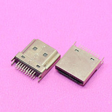 YuXi-conector HDMI 19 P de alta calidad, conector macho de 19 pines, 1 unidad 2024 - compra barato